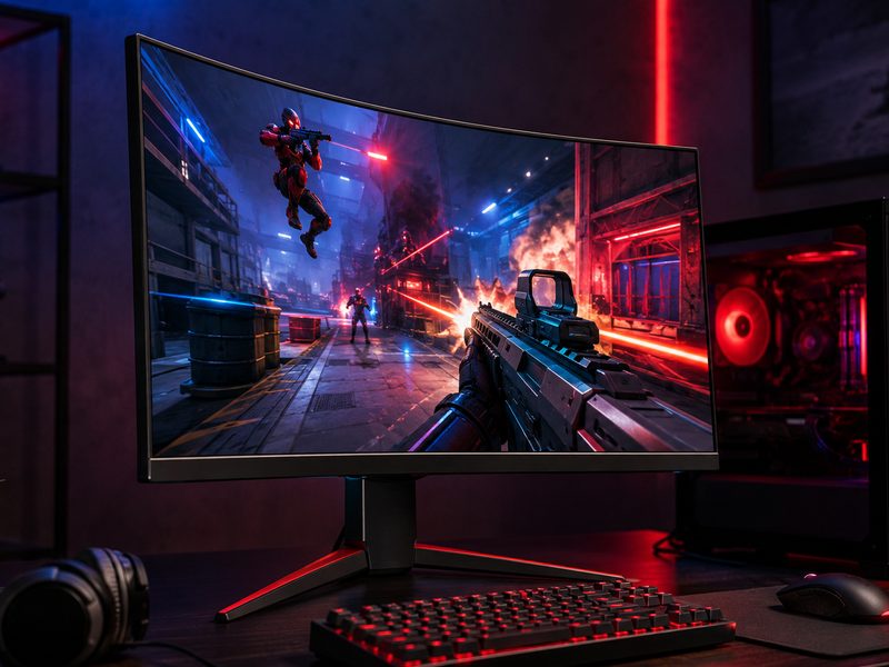 AOC Gaming C27G4ZXE curved 27-inch budget high-refresh gaming monitor